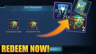 2 New Redeem Codes | Get Fragments and Tournament Chest in Mobile Legends [Redeem Code]