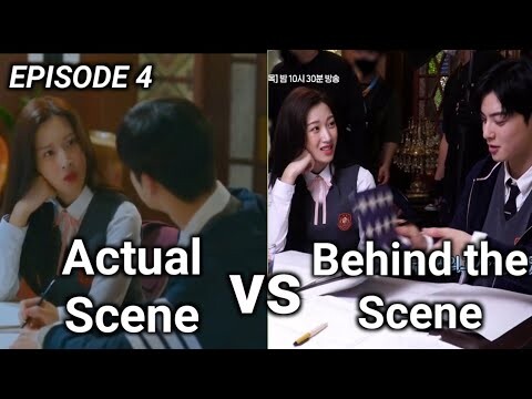 True Beauty Ep 4 Behind the Scene vs Actual Scene