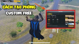 PUBG Mobile | Cách Tạo Phòng Custom Và Cách Vào Siêu Dễ | Cách Rơi Từ Trên Cao Không Mất Máu