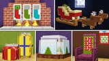 10 Christmas & Holiday Decorations & Build Hacks in Minecraft!