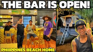 PHILIPPINES BEACH HOME BAR! Province Life In Davao Mindanao (Filipino Barkada)