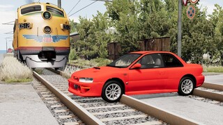 Cars vs Rails #2 | BeamNG.Drive