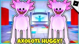 Find the Poppy Playtime Characters - How to get AXOLOTL HUGGY BADGE + MORPH (ROBLOX)