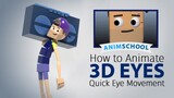 How to Animate 3D Eyes: Quick Eye Movement - Eye Darts