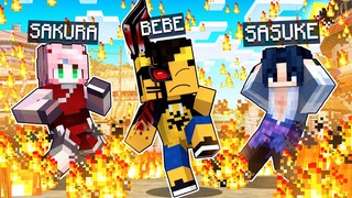 Who's Your Family? O FILHO DO SASUKE E DA SAKURA DESPERTOU O KARMA JUUBI no Minecraft!