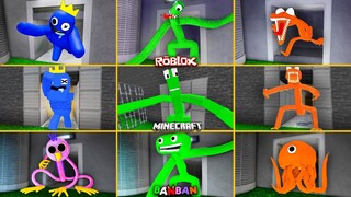 ROBLOX Rainbow Friends EVOLUTION of FINAL SCENE in All Games (Roblox, Minecraft, Garten of Banban)