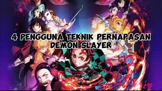 EMPAT PENGGUNA TEKNIK PERNAPASAN MATAHARI YANG DIKETAHUI!!!DEMON SLAYER!