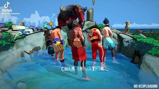 Grabe sumayaw ang mga hero sa ml                                 Video credits to @chananimation