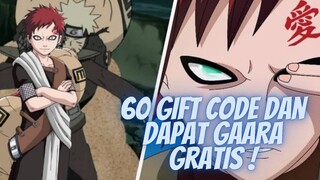 60 GIFT CODE LAGI DAN GAARA GRATIS !! - EPIC NINJA