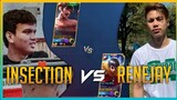 INSECTION VS RENEJAY 1V1 CHOU | WHO WILL WIN? | BATTLE OF CHOU GOD | MLBB | FAKER JOSH REACTION