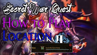 Aura Kingdom 2 Mobile Secret War Quest How to Play and Box Locations Guide