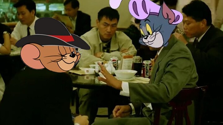 Tom và Jerry Tình hình hiện tại: Tom: Bạn có nôn ra đờm này không? Kiếm sĩ Jaycat: Không thuyết phục