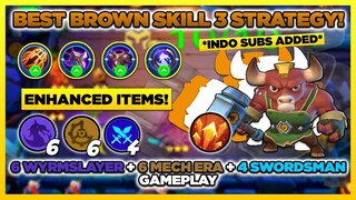 BEST SYNERGY FOR BROWN - ENHANCED ITEM OP[WITH INDONESIAN SUBTITLES!]! Mobile Legends Bang Bang