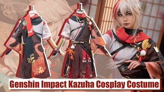 Dressing Tutorial Genshin Impact Kazuha Cosplay Costume