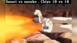 Sasori vs sasuke, chiyo 10 vs 10#anime#edit#clip