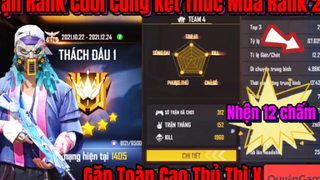 [FREE FIRE] Gặp Cao Thủ Trong Trận Rank Cuối Cùng Để Lên Nhện 12 Chấm và Kết Thú