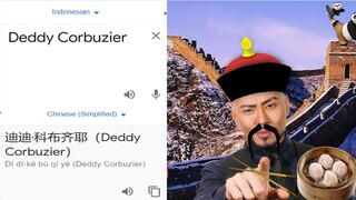 Om Deddy Corbuzier dalam berbagai bahasa - Google Translate Meme