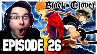 THE WIZARD KING RETURNS!! | Black Clover Episode 26 REACTION | Anime Reaction