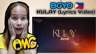 BGYO - KULAY ( LYRICS VIDEO) || Miss Universe Philippines 2021 || Reaction