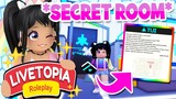 *TUI SECRET* HOSPITAL HIDDEN ROOM in LIVETOPIA Roleplay (roblox)