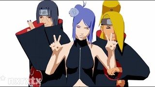 I Wanna Party【NARUTO MMD】ITACHI*DEIDARA*KONAN