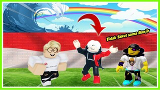 BIKIN RUMAH ANTI 10.000 MOB BANJIR SAMA BANG CUPU DAN MIKACIL EDISI 17 AGUSTUS !!! ROBLOX MIKOCIL