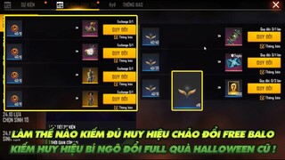 Free Fire| Làm thế nào kiếm đủ huy hiệu để đổi Free ba lô sinh tồn - Cách kiếm lại đồ Halloween cũ ?