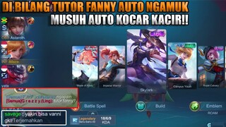 BIKIN EMOSI!! Di Bilang Tutor Fanny AUTO NGAMUK, MUSUH AUTO KOCAR - KACIR LARI!!