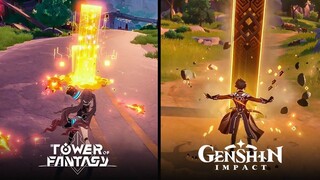 Tower of Fantasy Vs Genshin Impact