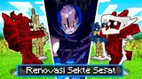 Renovasi MARKAS SEKTE SESAT!! Sama Bikin RUANG KOLEKSI di Minecraft Naruto Jedy Crystal 𝐄𝐏. 16