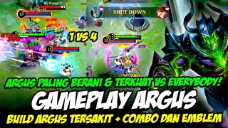 ARGUS PALING BERANI & ARGUS TERKUAT VS EVERYBODY ❗ BUILD ARGUS OFFLANE & GAMEPLAY ARGUS TERSAKIT ML