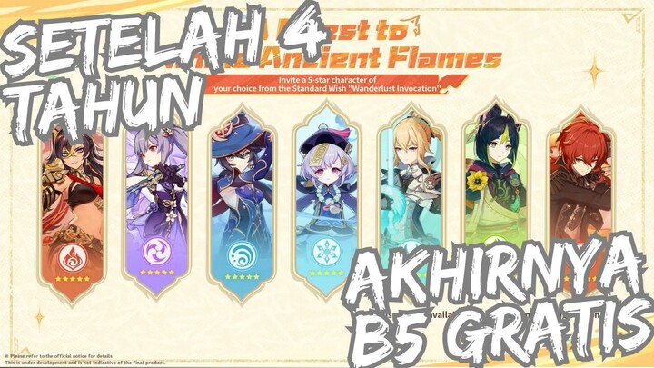 YAY AKHIRNYA DAPAT B5 GRATIS, BANYAK HAL KEREN DI NATLAN ❗❗❗ - GENSHIN IMPACT INDONESIA