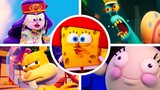 SpongeBob SquarePants: The Cosmic Shake - ALL BOSSES (No Damage)