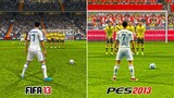 FIFA 13 vs PES 2013 | Free Kicks