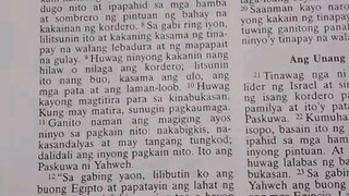 Pang Araw Araw na Talata.               Exodus 12:6-11