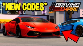 Roblox Driving Empire All Working Codes! 2022 March