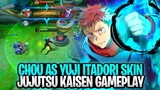 Chou As YUJI ITADORI From Jujutsu Kaisen Gameplay | Mobile Legends: Bang Bang