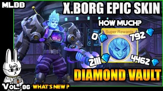 X.BORG TESLA MANIAC - DOUBLE 11 DIAMOND VAULT - HOW MUCH DID WE SPEND?? - MLBB WHAT’S NEW? VOL. 86