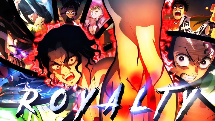 MUZAN VS ALL HASHIRA🔥  ROYALTY AMV EDITS