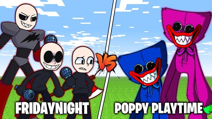 Eteled Phase 1-3 vs Poppy Playtime | Minecraft Short Battles |