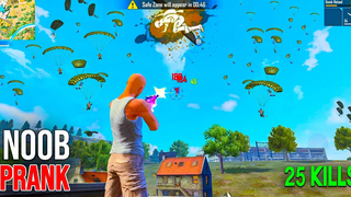 Noob Prank - No Gun Skin Challenge เกมเพลย์ตลก Garena Free Fire