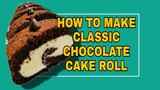 CLASSIC CHOCOLATE CAKE ROLL RECIPE Lhynn Cuisine