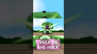 SHE HULK VS HULK #shorts