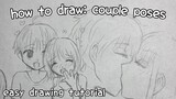 How to draw: anime couple poses