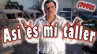 TE MUESTRO MI TALLER! Tour guiado completo. Mis máquinas, herramientas y mucho más!