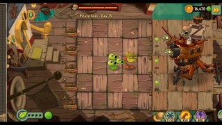 beating zomboss in world 2 (plants vs zombies 2)