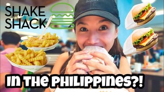 SHAKE SHACK TASTE TEST + GRAND OPENING IN BGC MANILA