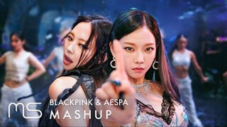 BLACKPINK x aespa - Pink Venom x Black Mamba (feat. Next Level) | Mashup