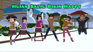 Hujan Salju Datang Bikin Happy | Maya & Friends | Drama Sakura School Simulator