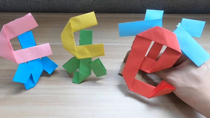 Origami｜วิธีทำ Mini Launcher จากกระดาษ